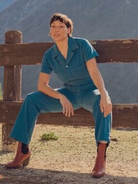 🫐Big Bud Press Short Sleeve Jumpsuit (Marine Blue)🫐 SOLD OUT ONLINE